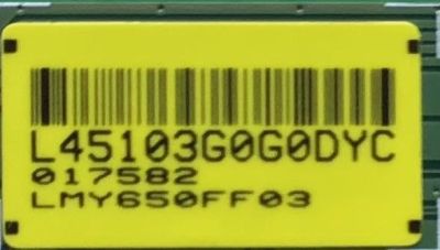 T-CON PARA TV SONY / NUMERO DE PARTE LJ94-45103G / 20Y-S65JU22MQV0.1 / 45103G / PANEL YDAF065DND01 / MODELO XBR-65X900H / XBR65X900H - Imagen 2