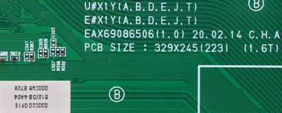 MAIN PARA TV LG NANOCELL AI THINQ 8K SMART TV / NUMERO DE PARTE EBT66472001 / EAX69086506(1.0) / 66066902 /  PANEL NC750DZD-AAJH1 / DISPLAY LC750DZ5(SM)(A1) / MODELO 75NANO99UNA / 75NAN099UNA / 75NANO99UNA.AUSWLJR - Imagen 3