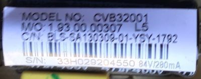 MAIN FUENTE PÁRA TV SEIKI / 34H0386A / 33H029204550 / CV3393BH-APW / CVB32001 / 1.80.43.00204 / BLSPO-002434-1805 / BLS-SA130309-01 / PANEL LD390CA01 / MODELO SE39FT11 - Imagen 3