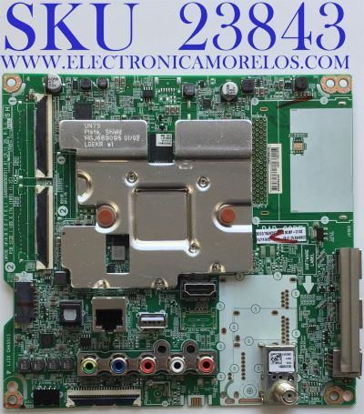 MAIN PARA TV LG 4K UHD SMART TV HDR RESOLUCION (3,840 X 2,160) / NUMERO DE PARTE EBT66488002 / EAX69083603(1.0) / EAX69083603 / PANEL NC750DQG-ABGR3 / MODELOS 75UN7070PUC / 75UN7370AUH / 75UN7070PUC.BUSFLKR / 75UN7370AUH.BUSVLKR