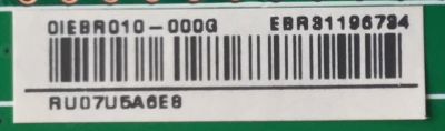 MAIN PARA TV LG 4K HDR SMART TV / NUMERO DE PARTE EBR31196734 / EAX69083603 / EAX69083603(1.0) / PANEL´S HV650QUB-N9E / LVU650BEDX E0001 / MODELO 65UN7000PUD / 65UN7000PUD.CUSFLH - Imagen 3