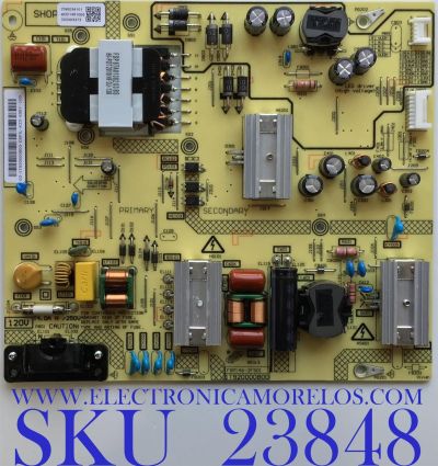 FUENTE DE PODER PARA TV TOSHIBA / NUMERO DE PARTE 1T920000800 / FSP146-2FS01 / 9OC1461000 / 3BS04694036P / PANEL K500WDCRA / DISPLAY V500DJ7-QE1 / MODELOS PN50951-22U / 50LF621U21