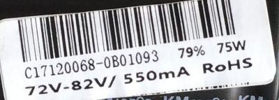 MAIN FUENTE PARA TV SCEPTRE  / NUMERO DE PARTE X435BV-FSR / TP.MS3553.PB753 / T201710068B / 8142123352138 / HV430FHB-N10 / C17120068 / PANEL HV430FHB-N10 / MODELO H43 ULTV53DC - Imagen 4