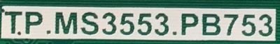 MAIN FUENTE PARA TV SCEPTRE  / NUMERO DE PARTE X435BV-FSR / TP.MS3553.PB753 / T201710068B / 8142123352138 / HV430FHB-N10 / C17120068 / PANEL HV430FHB-N10 / MODELO H43 ULTV53DC - Imagen 3