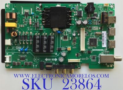 MAIN FUENTE PARA TV INSIGNIA / NUMERO DE PARTE 515Y35537M09 / TP.MS3553.PB905 / 2010058437 / A19094968-2A01152 / PANEL LC390TA2A / MODELO NS-39D310NA19