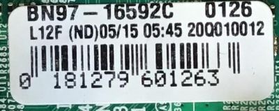 MAIN PARA SMART TV SAMSUNG QLED 4K HDR RESOLUCION (3,840 x 2,160) / NUMERO DE PARTE BN94-15333Y / BN41-02749A / BN97-16592C / PANEL CY-TT075FMLV4H / NUMERO DE DISPLAY BN96-50308A / MODELOS QN75Q80TAFXZA FC04 / QN75Q8DTAFXZA FC02  / QN75Q80AAFXZA - Imagen 3