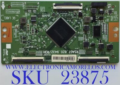 T-CON PARA TV HISENSE / NUMERO DE PARTE 256137 / RSAG7.820.9432/ROH / PANEL JHD650X3U81-TA\S0\FJ\GM\ROH / MODELO 65H8G