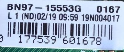 MAIN PARA SMART TV SAMSUNG QLED 4K HDR RESOLUCION (3,840 x 2,160) / NUMERO DE PARTE BN94-14011J / BN41-02695A / BN97-15553G / PANEL CY-TR075FLAVDH / MODELO QN75Q70RAFXZA AB03 - Imagen 3