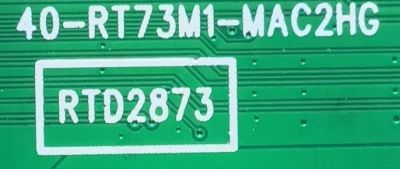 MAIN PARA SMART TV (ROKU) TCL 4K QLED DOLBY VISION HDR RESOLUCION (3840 X 2160) / NUMERO DE PARTE 08-CS55CUD-OC400AA / 40-RT73M1-MAC2HG / RTD2873 / V8-RT73K01-LF1V1664 / 08-RT73007-MA200AA / 08-RT73007-MA300AA / PANEL LVU550NDHL / MODELO 55R635 - Imagen 3