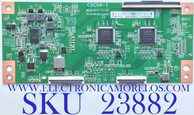 T-CON PARA TV TCL / NUMERO DE PARTE 34.29110.080 / 34291100800221 / ST5461D10-5 / 3429110080 / CSC06-1 / PANEL LVU550NDHL / MODELO 55R635