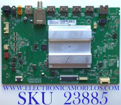 MAIN PARA QLED TCL·ROKU TV 4K·UHD·HDR / NUMERO DE PARTE 08-CS55CUN-OC424AA / 40-RT73H2-MAA2HG / 08-RT73005-MA200AA / V8-RT73K01-LF1V1660 / RT73H2 / RTD2873 / PANEL LVU550NDJL CD9W00 / MODELO 55S535