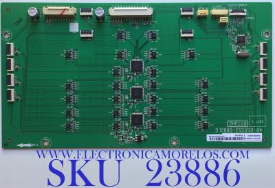 LED DRIVER PARA TV TCL / NUMERO DE PARTE 08-D55S530-DR200AA / 40-D55S53-DRB2LG / RT73H2 / V8-RT73K13-LC1V / V8-RT73K13-LC1V00 / PANEL LVU550NDJL CD9W07 V1 / DISPLAY ST5461D12-5 VER.2.2 / MODELOS 55S531 / 55S535