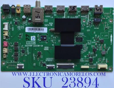 MAIN PARA TV TCL·ROKU 4K·UHD·HDR (3840 x 2160) / NUMERO DE PARTE SVSMS22E04-MA200AA / 40-MS22E1-MAA2HG / V8-ST22K01-LF1V2201 / PANEL V500DJ7-QE1 REV.T5 / MODELO 50S525