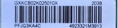 MAIN PARA TV VIZIO / NUMERO DE PARTE GXKCB02K025 / 715GA874-M0C-B00-004G / GXKCB02K025010X / PANEL´S TPT580B5-U1T01.D REV:S01AN / TPT580B5-U1T01.D REV:S01BG / MODELO V585-H11 LTCHZILW / V585-H11 LTCHZINW - Imagen 3