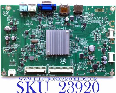 MAIN PARA MONITOR VIEWSONIC / NUMERO DE PARTE  GQGCB0V107 / 715G8273-M01-B01-005K / (Q)GQGCB0V1070000Q / PANEL TPT315B5-QHBN0.K REV:S5940E / MODELO VX3211-2K