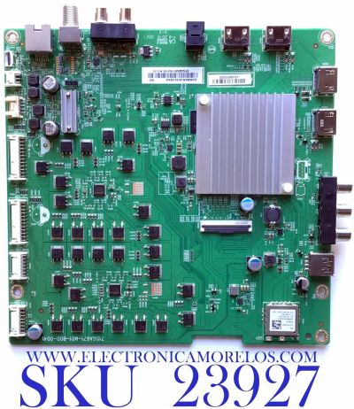 MAIN PARA SMART TV VIZIO HDR 4K RESOLUCION (3840 X 2160) / NUM DE PARTE 756TXKCB02K013 / XKCB02K013 / 715GA671-M01-B00-004Y  / PANEL TPT550U1-QVN05.U REV:S5DB1J / DISPLAY 5555T32S18 / MODELOS M55Q7-H1 / M55Q7-H1 LTCWZXKW / M55Q7-H1 LTCWZXLX