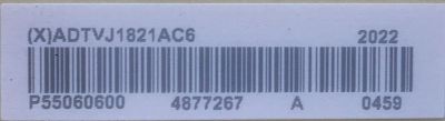FUENTE DE PODER PARA TV VIZIO / NUMERO DE PARTE ADTVJ1821AC6 / 715G9208-P02-001-003S / (X)ADTVJ1821AC6 / PANEL TPT550U1-QVN05.U REV:S5DB1J / MODELOS M55Q7-H1 / M55Q7-H1 LTCWZXKW / M55Q7-H1 LTCWZXLX - Imagen 2
