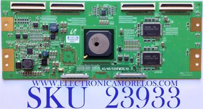 T-CON PARA TV TOSHIBA / NUMERO DE PARTE  LJ94-2306K / 40/46/52HFMC6LV0.3 / 75014323 / 2306K / PANEL LTA520HE15 / MODELO 52XV545U
