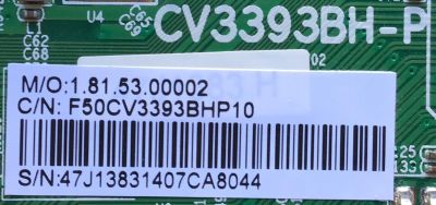 MAIN PARA TV SEIKI / NUMERO DE PARTE  F50CV33693BHP10 / CV3393BH-P / LTE48331 / 1.81.53.00002 / 47J13831407CA8044 / PANEl LSC480HJ05 / MODELO SE48FY25 - Imagen 2