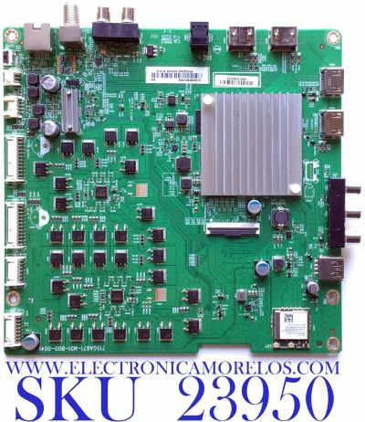 MAIN PARA TV VIZIO 4K SMART TV / NUM DE PARTE 756TXKCB02K014 / XKCB02K014 / 715GA671-M01-B00-004Y / (X)XKCB02K014030X / PANEL TPT650UA-QVN07.U / MODELOS M65Q7-H1 / M65Q7-H1 LTMWZYKW / M65Q7-H1 LTCWZYKW / M656-G4 / M65Q7-H1