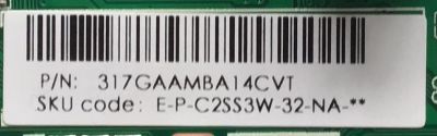 MAIN PARA TV INSIGNIA / NUMERO DE PARTE  317GAAMBA14CVT / TD.T950.67 / A20041767-0P01485 / AMBA14CVTA2041767-0P01484 / PANEL TPT315B5-1A058.L REV:S2AA / MODELO NS-32DF310NA19 - Imagen 2