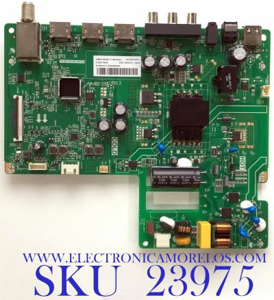 MAIN FUENTE PARA TV INSIGNIA / NUMERO DE PARTE  0980-0900-1180 / TP.MS3553W.PB762 / H20020550-0A02348 / 67MF37L3900880A / NS-40D510NA21 / PANEL V400HJ6-PE1 / DISPLAY V400H6-PE1 / MODELO NS-40D510NA21