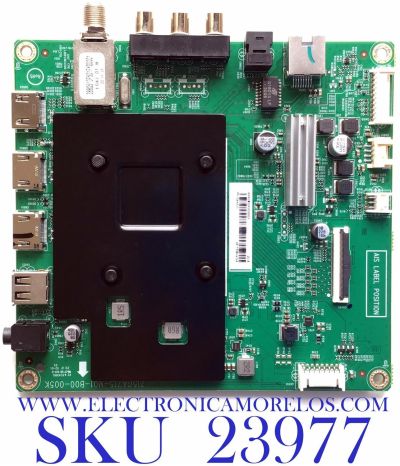 MAIN PARA TV INSIGNIA 4K·UHD·HDR ((FIRE TV)) / NUMERO DE PARTE GXKCB02K003 / 715GA715-M01-B00-005K / 715GA715-M01-B00-005G / GXKC02K003000X   NUMERO DE PANEL TPT550U2-D132.L REV:S21B / DISPLAY ST6451D13-2 VER.2.2 / MODELO NS-55DF710NA21