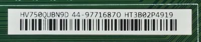 T-CON PARA TV LG / NUMERO DE PARTE  44-9771687O / 47-6021199 / C-PCB_HV750QUB-N9D / PANEL NC750DQE-ABGR3 / MODELO 75UM6970PUB.BUSGLKR - Imagen 2
