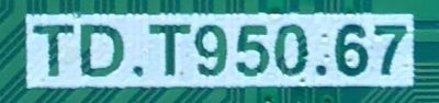 MAIN PARA TV TOSHIBA / NUMERO DE PARTE CN2T100001F / TD.T950.67 / CN2T100001F00DWALMK / PANEL K430WDCRA-VA250A6 / DISPLAY T430HVN01.0 / MODELO 43LF421U21 - Imagen 2
