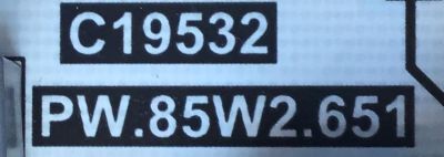 FUENTE DE PODER PARA TV TOSHIBA / NUMERO DE PARTE 1T920000B00 / PW.85W2.651 / 1T920000B00-DWALM / PANEL K430WDCRA-UA251A6 / K430WDCRA-VA250A6 / MODELO 43LF421U21 - Imagen 3