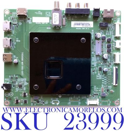 MAIN PARA SMART TV INSIGNIA 4K UHD / NUMERO DE PARTE  756TXJCB02K021 / 715G9566-M01-B00-005T / (X)XJCB02K021010X / PANEL TPT580B5-U1T01.D REV:S01B / MODELO NS-58DF620NA20