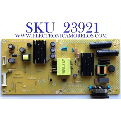 FUENTE DE PODER PARA MONITOR VIEWSONIC / NUMERO DE PARTE  HL482UQD2 / 715G9084-P01-000-001R / (Q)HL482UQD2 / PANEL TPT315B5-QHBN0.K REV:S5940E / MODELO VX3211-2K