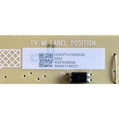 FUENTE DE PODER PARA TV VIZIO OLED / NUMERO DE PARTE ADTVJ1840ABL / 715GA787-P01-000-003S / PANEL LE550AQD (EN)(A2) / MODELO OLED55-H1 / OLED55-H1 OTYPZRKW - Imagen 2