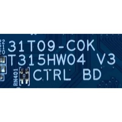 T-CON PARA TV SAMSUNG / NUMERO DE PARTE  55.46T04.C19 / T315HW04 V3 / 5546T04C19 / SUSTITUTA 5546T03C37 / PANEL T460HW04 V.4 / MODELO UN46C6300SFXZA AA11 - Imagen 3