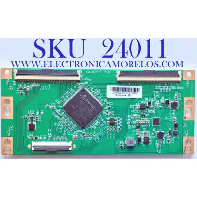 T-CON PARA TV SCEPTRE / NUMERO DE PARTE CV500U2-T01 V1.0 / CV500U2-T01 / PANEL'S V500U2-T01 / DCCV500U2-T01 / DISPLAY CV500U2-T01 REV:01 / MODELO W50 / W50 U515CV-UMRD8T