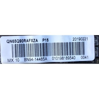 MAIN PARA SMART TV SAMSUNG QLED 4K UHD CON HDR RESOLUCION (3,840 x 2,160) / NUMERO DE PARTE  BN94-14485A / BN41-02697A / BN97-15836D / PANEL CY-TR065FLAV1H / MODELO QN65Q90RAFXZA AA01 - Imagen 4