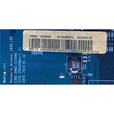 MAIN PARA TV SAMSUNG / NUMERO DE PARTE  BN94-03366C / BN41-01438A / SUSTITUTAS BN94-03366H / BN94-03366L / BN94-04492E / BN94-03366Z / PANEL LTF460HJ03 A01 / MODELO UN46C6300SFXZA - Imagen 2