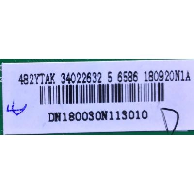 MAIN PARA SMART TV ELEMENT 4K·UHD RESOLUCION (3840x2160p) / NUMERO DE PARTE 34022632 / 35022747 / 482YTAK / 180820N1A / DN180030N11301 / PANEL LSC550FN11 / MODELO E4SW5518 - Imagen 2