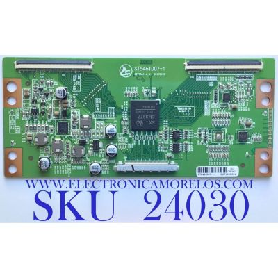 T-CON PARA TV ELEMENT / NUMERO DE PARTE ST5461D07-1 / ST775A1-4 / 1709CSAF02 / ST5461D07-1. / ST775A1-4. 0 / PANEL MD5541YTCF / MODELO ELEFW5517