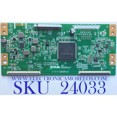 T-CON PARA TV ELEMENT / NUMERO DE PARTE  6S280MG0U011 / ST5461D07-1-C-3 / PANEL ST5461D07-1-XR-2 / MODELO E4STA5517