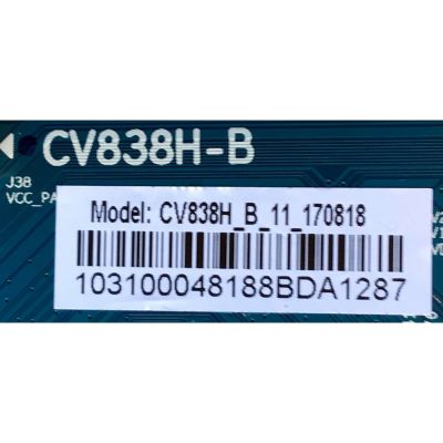 MAIN PARA TV ELEMENT / NUMERO DE PARTE 103100048 / CV838H-B / CV838H_B_11_170818 / 7.D838HB110000.0E0 / E18122-1-SY / H2E03104A0 / E254667 / E18112-SY / PANEL´S ST5461D07-1-XR-2 / LC546PU2L02 / MODELO E4STA5517 - Imagen 3