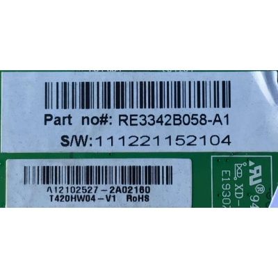 INTERFACE PARA TV RCA / NUMERO DE PARTE  A12102527 / PL.MS6M30.1B-1 / 11375 / RE3342B057-A1 / 111221152104 / A12102527-2A02160 / T420HW04-V1 / MODELO LED42C45RQ - Imagen 2