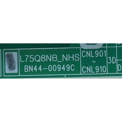 LED DRIVER PARA TV SAMSUNG / NUMERO DE PARTE  BN44-00949C / L75Q8NB_NHS / BN4400949C / PANEL CY-TN075FLAV6H / MODELO QN75Q8FNBFXZA AA01 - Imagen 2