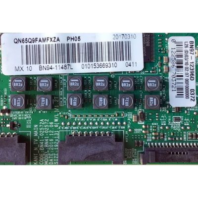 MAIN PARA SMART TV SAMSUNG QLED 4K UHD CON HDR RESOLUCION (3840 x 2160) / NUMERO DE PARTE  BN94-11487L / BN41-02572A / BN97-12396D / PANEL CY-QM065FLAV1H / MODELO QN65Q9FAMFXZA AA01 - Imagen 2