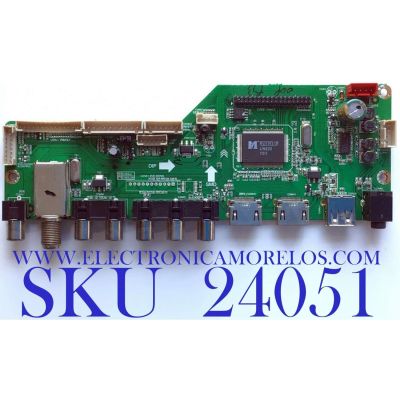 MAIN PARA TV RCA / NUMERO DE PARTE  40RE01M3393LNA5-B1 / LD.M3393.B / 20131230203248 / MK-RE01-140102-ZQ009 / PANEL LSC400HM06 / MODELO LED40C45RQ