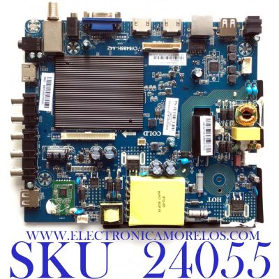 MAIN FUENTE PARA TV ELEMENT / NUMERO DE PARTE  34022733 / CV6486H-A42 / 7.D6486HA42110.3AH / 8AH11751811DA0684 / 20181024202659 / PANEL 72000484YTAK / MODELO E2SW5018