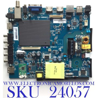 MAIN FUENTE PARA TV ELEMENT / NUMERO DE PARTE  A02010002CV6486H / CV6486H-A42 / CKJH1808015 / 7.D6486HA42110.3A2 / 88J13471809YA3712 / PANEL CV500U1-T01 / MODELO E2SW5018