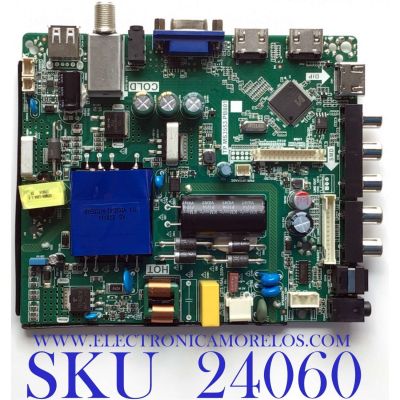 MAIN FUENTE PARA TV ELEMENT / NUMERO DE PARTE 20170710 / TP.MS3553.PB801 / LSC400HN02 / 20170710 / PANEL MD4012YTSF / DISPLAY LSC400HN02-003 / MODELO ELFW4017BF LE-40GAM-B4