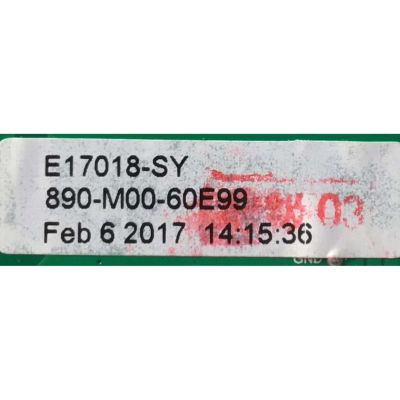 MAIN FUENTE PARA TV ELEMENT / NUMERO DE PARTE  E17018-SY / ST6308RTU-AP1 / 890-M00-60E99 / 60E9917011702794 / 40E793111EA5 / PANEL T500-16A-DLED / MODELO ELST5016S - Imagen 2