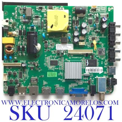 MAIN FUENTE PARA TV ELEMENT / NUMERO DE PARTE  8142127632022 / ST6308RTU-AP1 / 2017070100283 / T201705097B / 060148 / 40E79314C45A / PANEL CN385CN9520 / MODELO ELSW3917BF